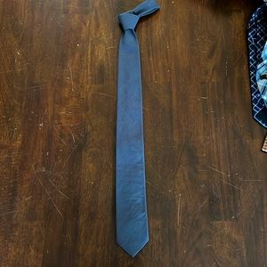 J. Crew Gray-Blue Glenplaid Check Cotton Necktie